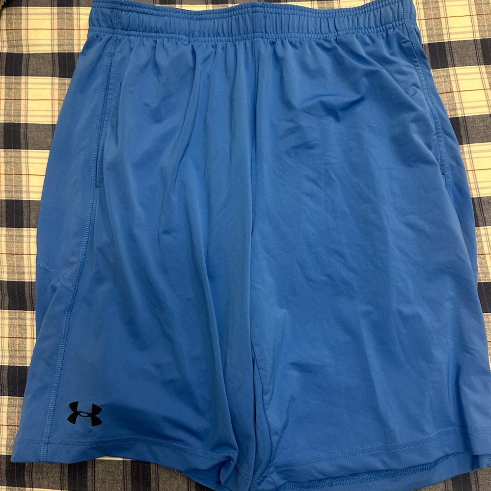 Under Armour Men's Vibrant Blue Athletic Shorts